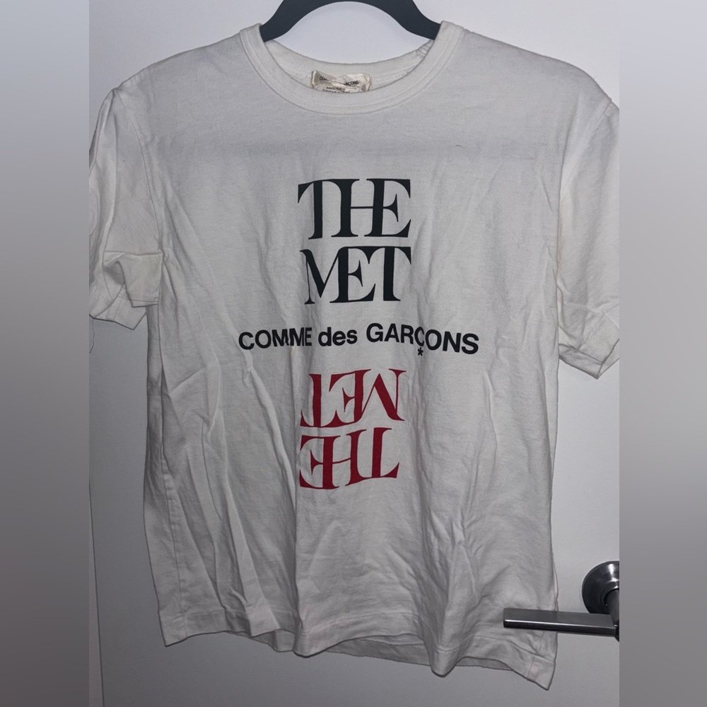 The Met x Comme des Garçons exhibition graphic t shirt